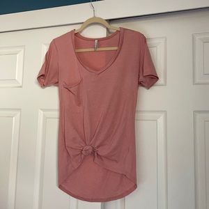 🎀 Dusty pink pocket tee by Z supply